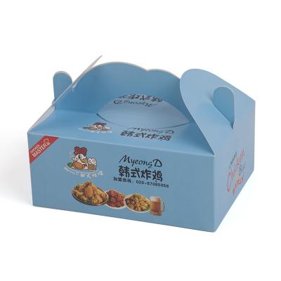 China Customized high quality recyclable fried chicken takeout box/food packaging box for sale