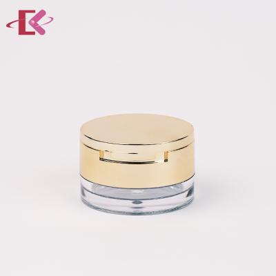 China Recyclable Empty Loose Powder Box Travel Cosmetic Case Portable Powder Base Box With Mirror for sale