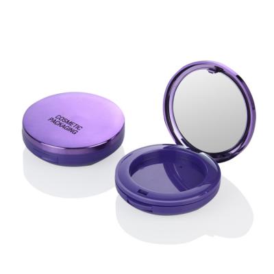 China Recyclable Newcomers Round Plastic Empty Cosmetic Powder Case Container Loose And Pressed Powder Jars for sale