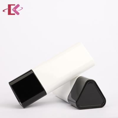 China Cosmetics Empty Triangle Shaped Lipstick Tube DIY Makeup Lip Balm Container Empty Lipstick Tube Packaging for sale