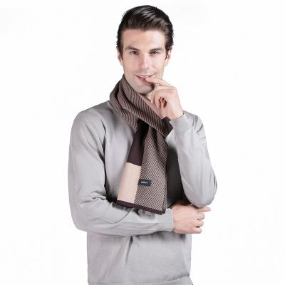 China 2022 Winter New Year Warm Winter Checkered Men's Neck Scarf Black And White Cowl For Man Shawls And Scarves for sale