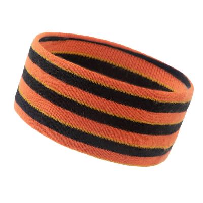 China New Fashion Stripe Unique Colorful Headbands Running Non-slip Moisture Wicking Yoga Soft Stretch Headbands for sale