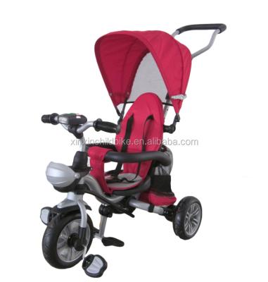 China Ride On Toy Hot Selling High Quality New Baby Folding Tricycle 5 in 1 Child Tricycle 3 in 1children Tricycle with CE for sale