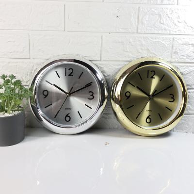 China Antique Style 9 Inch Custom Large Silent Plastic Nordic Decorative Large Number 3D Modern Home Decor Wall Clock Large for sale