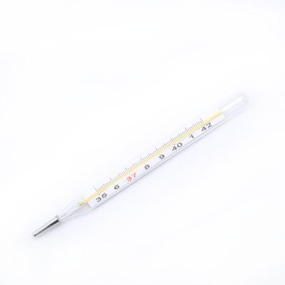 China Used in mouth and under armpit mercury clinical thermometer glass armpit hot sale medical thermometer with CE approved for sale