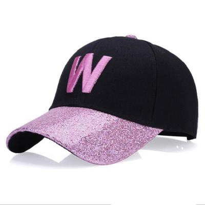 China COMMON Letters Pure Color Sports Cap Adjustable High Quality Baseball Cap With Metal Closure for sale