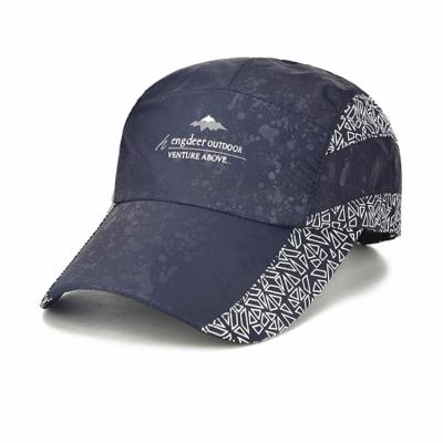 China JOINT Quick Dry Breathable Custom Nylon Running Hat Golf Cap With Logo Printing for sale