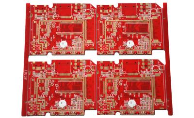 China 0.2mm MinConductiveAnnularRing Double-Sided Printed Wiring Card HASL SurfaceFinish for sale