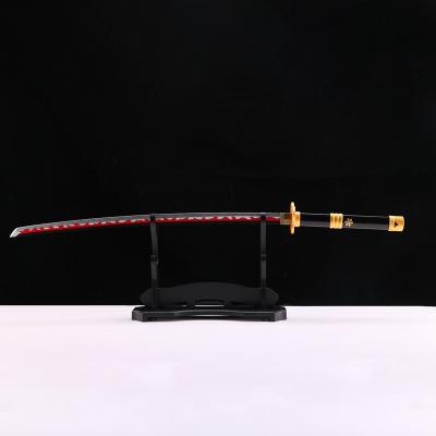 China Mao bamboo/PVC Roronoa Zoro sword katana Halloween cosplay wooden toys props anime demon slayer magic knife 104cm 75cm for sale