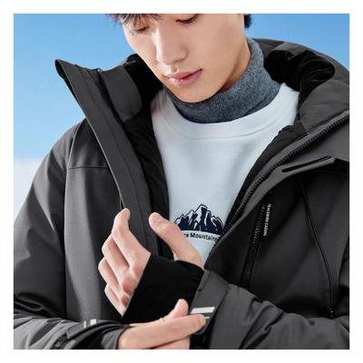 China Breathable Regular Removable Waterproof Zipper Anorak Sports Jacket Winter Outdoor Warm Hiking Couples for sale