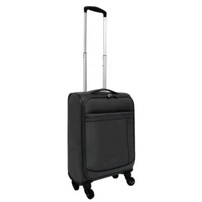 China Jacquard Large Capacity Travel Trolley Luggage Suitcase With Wheels for sale