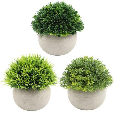 China CLASSIC Boxwood Rosemary Greenery Pemphis Amazon Hotsales Mini Artificial Potted Plants Eucalyptus Plants in Small Pots Indoor Plants for sale