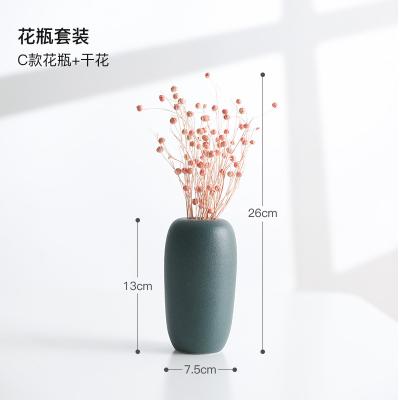 China Minimalist Pemphis Colorful Modern Decoration Dry Flower Vase Set For Florist for sale