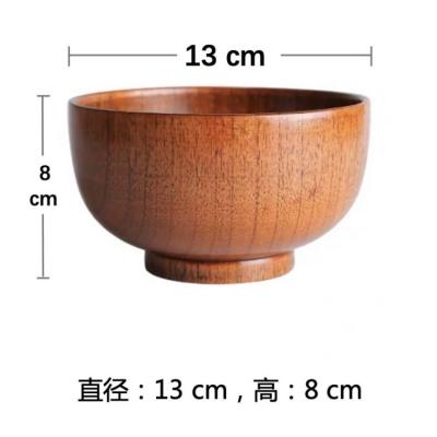 China Viable High Quality Wooden Pemphis Bowl Salad Bowl Set Of Different Size Natural Bowls for sale