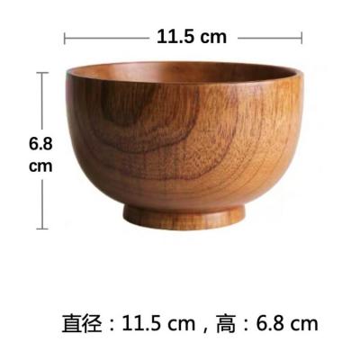 China Pemphis Bread Dough Crafts Handmade Wooden Bowl Rustic Decor Viable Wooden Craft Bowl for sale