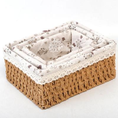 China Eco - Friendly Cosmetic Jewelry Stored Pemphis Storage Toy Storage Studio Storage Basket for sale