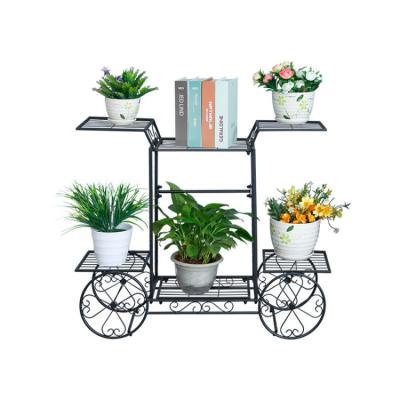 China Hot Viable Pemphis Plant Household Plant Stand Flower Pot Organizer Planter Display Rack for sale