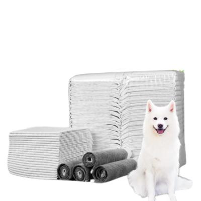 China Doggyfun Viable Fine Quality PVC Charcoal Puppy Underpad Pet Mat Diaper Dog Pee Training Waterproof Bamboo Pad for sale