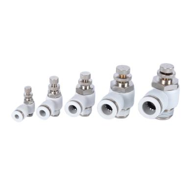 China Building Material Shops 5 Way Pipe Fitting Recess Pneumatic Air Duct Plastic Fitting Quick Connector for sale