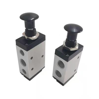 China General 1/4 Inch TNP 5 Way 3 Position Hand Pneumatic Suction Valve Pneumatic Solenoid Valve for sale