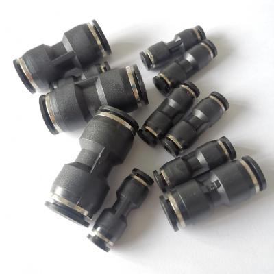 China Pneumatic Industry Quick Couplers 8mm PU Series Air Fittings For Pneumatic Industry for sale