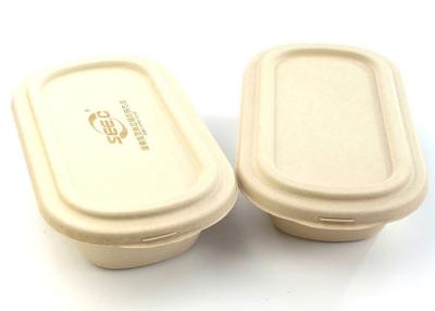 China diaposable paper pulp take away food fruit contianer lunch box for sale