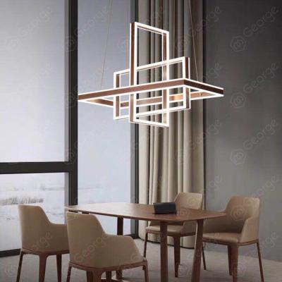 China Modern geometric shape modern chandelier for sale