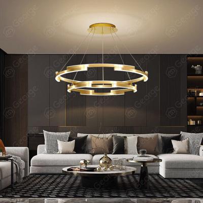 China Modern Nordic style ABM-2416-68-gold single chandelier for sale