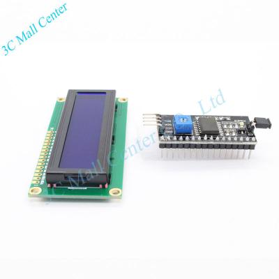 Cina 1602 modulo 1602 di adattatore di interfaccia seriale LCD di /w IIC/I2C del carattere di 16x2 HD44780 in vendita