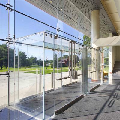 China Modern Mullionless Spider Aluminum Silicone Structural Glass Sealant Double Glazed Facade Curtain Wall System for sale