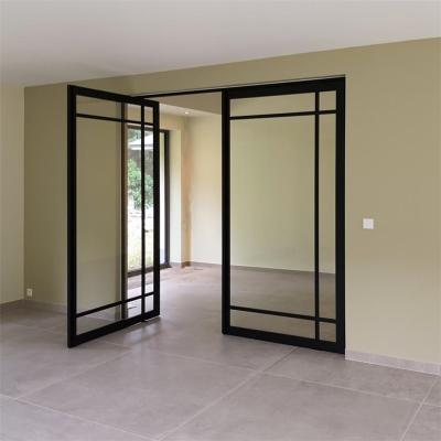 China Modern Aluminum Pivot Doors with Aluminum Alloy Front Entrance Entry Patio Luxury Latest Design for sale