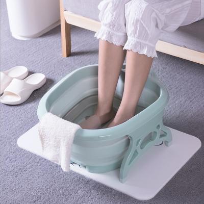 China Stored Portable Folding Foot Hot Sale Travel Spa Pedicure Hot Water Buckets Collapsible Massage Tub Foot Soak Conair for sale