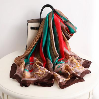 China Silk like new satin scarves for women in spring for sale