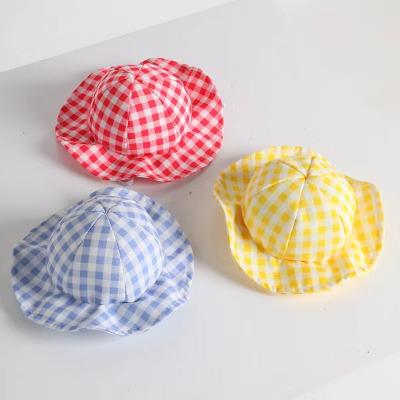 China New Stocked Hot Selling CIS Dog Pet Clothes Cute Plaid Cat Cosplay Sun Hat Clothing Small Yellow Hat Fashion Hat Summer Photo Decoration for sale