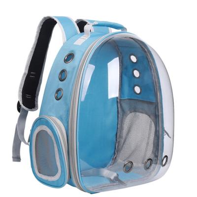 China Outdoor Transparent Pet Stored Cat Portable Clear Breathable Space Capsule Backpack for sale