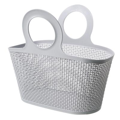 China High Quality Customizable Portable Gray Handheld Carry Small/Large Shopping Basket for sale