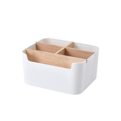 China High Quality Minimalist Office Storage SetDraw New Plastic Desktop Plastic Camphorwood Divider Panel 8 Socks Underwear Boxes for sale