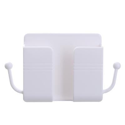 China Wall Mounted White Cell Phone Storage Box Filling Holder And Bracket Wall Mounted Sundries Storage Box for sale