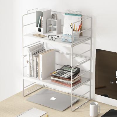 China Office Folding Metal Business Stationery Rack for Multi-Layer Desktop Storage Office Receiving and Finishing Large for sale