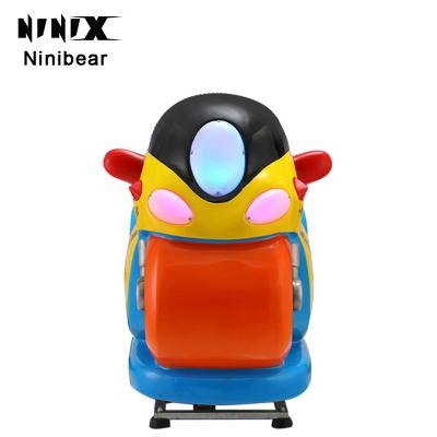 China Cool red car fun electric swing fiberglass motorcycle auto rocking chair kiddie rides equipment 2332816 for sale