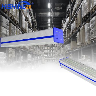 China Warehouse Zigbee Control System Ip65 Smart Industrial Warehouse Linear Led Light 100W 200W Led High Bay Light for sale