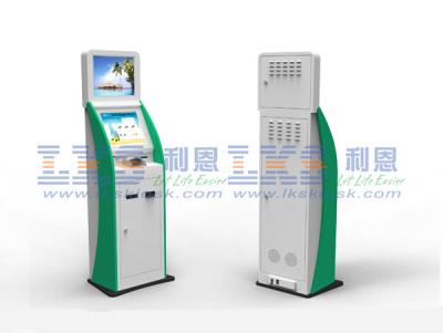 Cina Stampante a laser Su ordinazione dei chioschi A4 del touch screen del chiosco di attività bancarie di self service in vendita