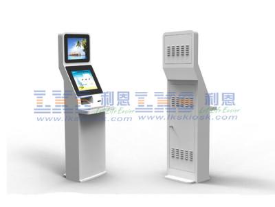 China Ausstellungs-Selbstbedienungs-Informationskiosk stehende Werbungs-Kiosk-Werbung zu verkaufen