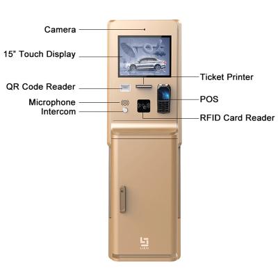 China Outdoor Waterproof High Brightness Screen Parking Lot Self Payment Kiosk for sale