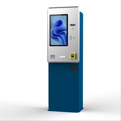 China Buitenkiosk Parkeerplaats Betalingsstation Creditcard En Bill Acceptor Zelfbetaling Kiosk Waterdicht IP65 Te koop