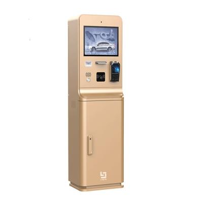 China Cash Acceptor Credit Card Reader Payment Kiosk For Parking for sale