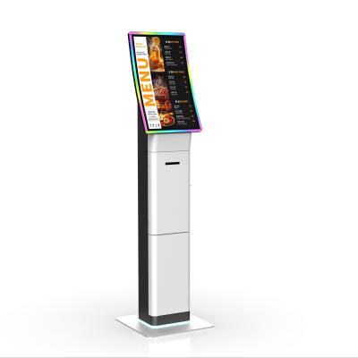 China Selbstbestellkiosk mit POS-Terminal für Restaurant und Laden, Fastfood-Bestellkiosk zu verkaufen