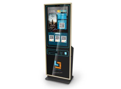 China 43 Zoll freier stehender Kiosk/Selbstbedienungs-Kiosk/Zahlungs-Kiosk mit Karten-Drucken, dispenssing u. Barzahlung Karte durch LKS zu verkaufen