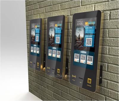 China 32 Inch Touch Screen Payment Kiosk Self Ordering Kiosk/ Wall Mounted Kiosk For Fast Service for sale