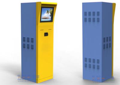 China Weatherproof Payment And Parking Ticketing Half Outdoor Kiosk Floor Standing for sale